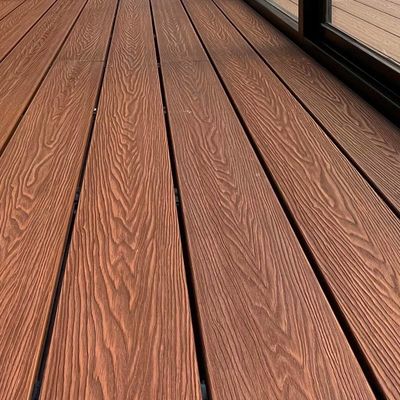 Un bon prix. Sécurité 3D Composite Decking Fire Resistant Composite Deck Board en ligne