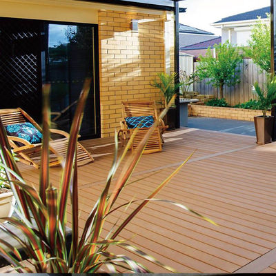 Un bon prix. Panneau de revêtement de sol composite en bois massif WPC sur mesure en ligne