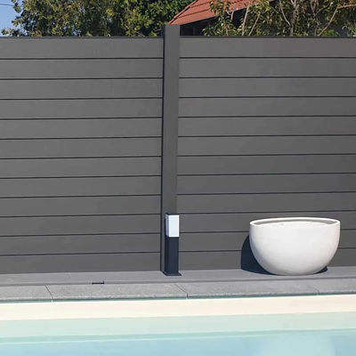 Un bon prix. Panneaux de clôture en bois en plastique WPC en extérieur en ligne