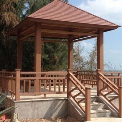 Un bon prix. Anti-UV WPC Pavillon extérieur anti-rouilleur légère en ligne