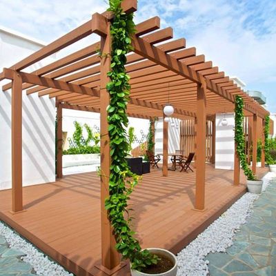 Un bon prix. Pergola composite en bois plastique personnalisé en ligne