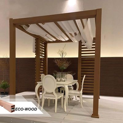 Un bon prix. Pergola en bois composite pour l'extérieur, résistante à la pourriture en ligne