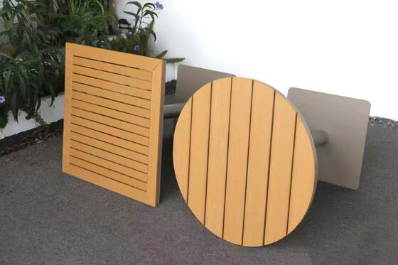 Bois en plastique de haute qualité pour table et chaise de jardin